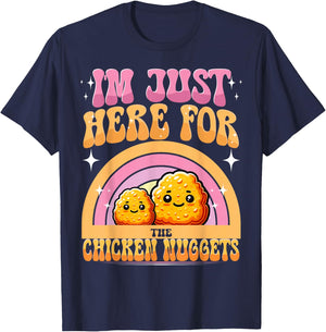 Cute Chicken Nuggets Kids T-Shirt - T-Shirt | Navy