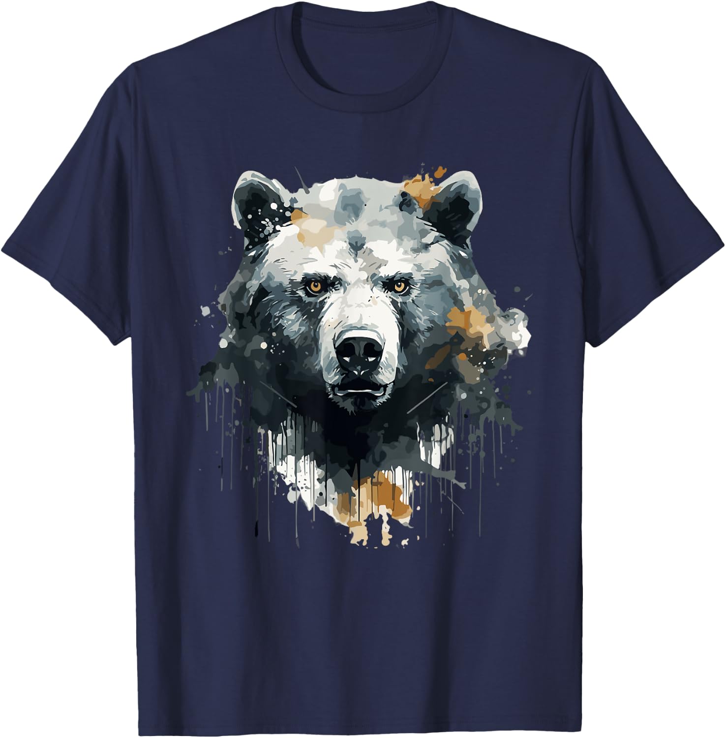 Bären Braunbär Grizzly Naturschützer Tiere Wildnis T-Shirt - T-Shirt | Navy