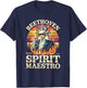 Ludwig Van Beethoven Spirit Maestro, Funny Classical Music T-Shirt - T-Shirt | Navy