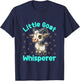 Little Goat Whisperer Goats Farm Animal Girl Boy Toddler T-Shirt - T-Shirt | Navy