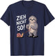 Zieh Nicht So Funny Snails Sloth Motif T-Shirt - T-Shirt | Navy