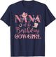 Nana of The Birthday Cowgirl Rodeo Party 1st B-day Girl T-Shirt - T-Shirt | Navy