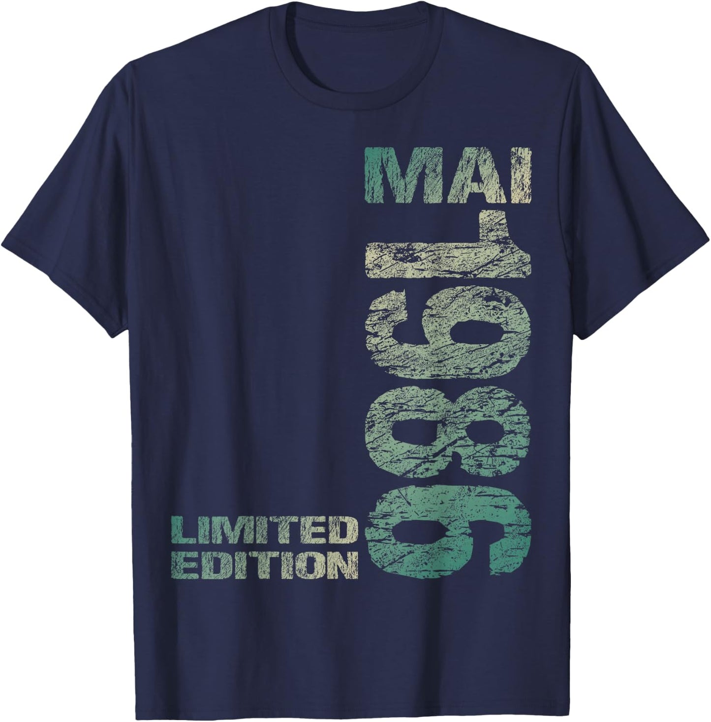 Limited Edition Mai 1986 Mann Frau 40. Geburtstag T-Shirt - T-Shirt | Navy