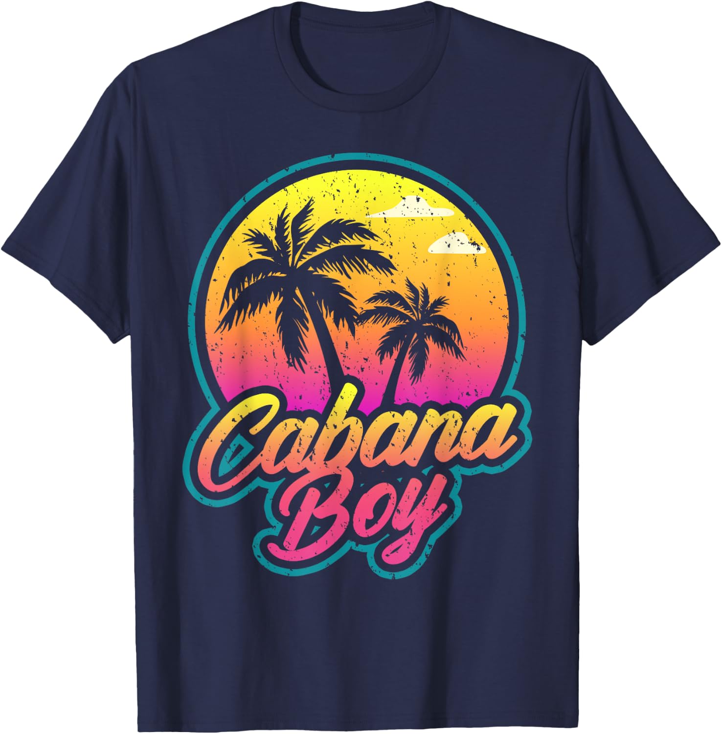 Cabana Boy Pool Party Gift T-Shirt - T-Shirt | Navy