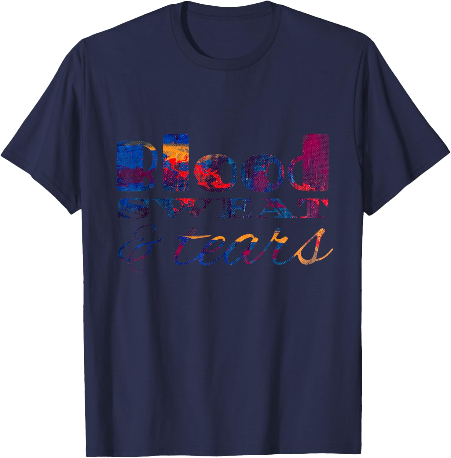 Blood Sweat & Tears T-Shirt - T-Shirt | Navy