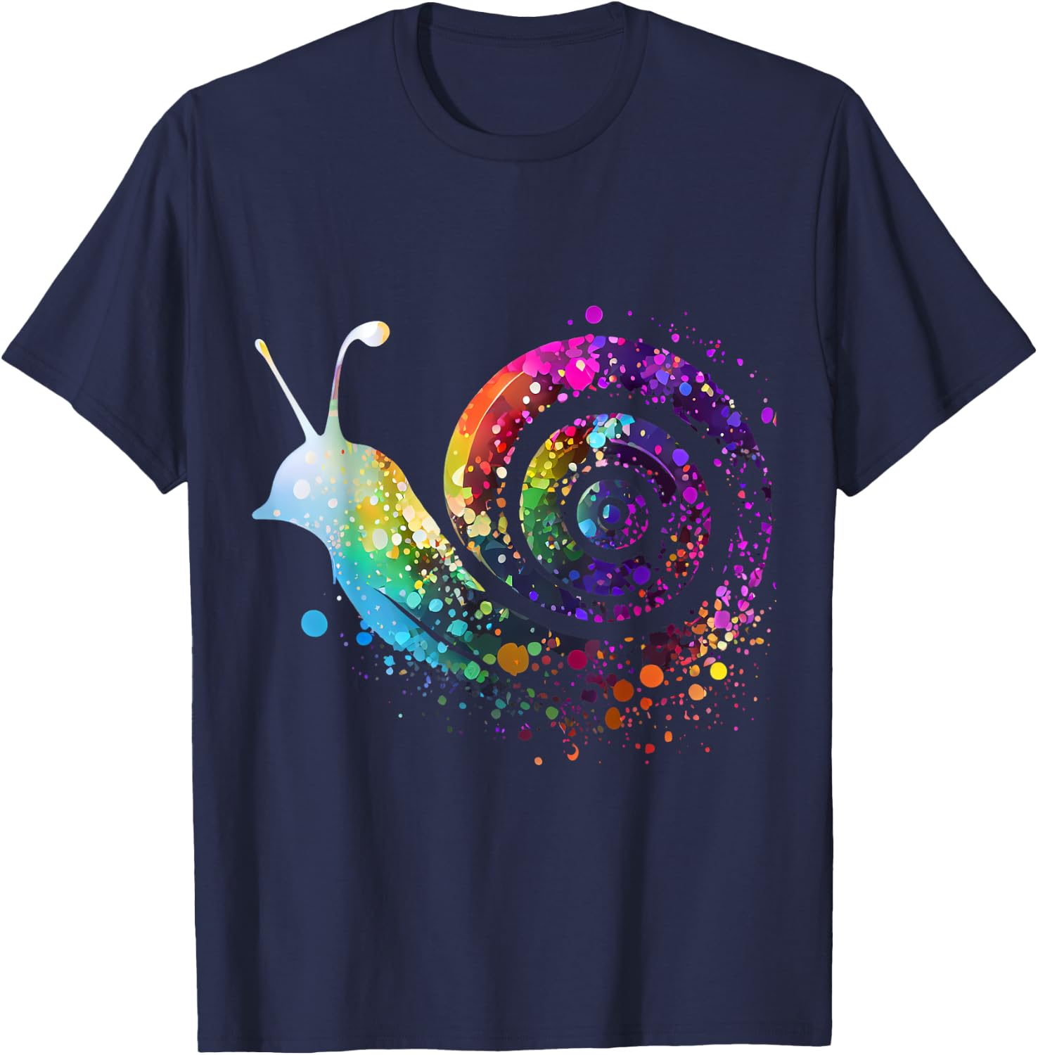 Schnecke Schnecken Lieblingstier Tier Lahme Schnecke T-Shirt - T-Shirt | Navy