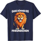 Ganz Dünnes Eis Freundchen Löwe Lustig Statement Spruch T-Shirt - T-Shirt | Navy