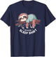 Official Sleep Shirt Sloth Pajamas Nightgown T-Shirt - T-Shirt | Navy