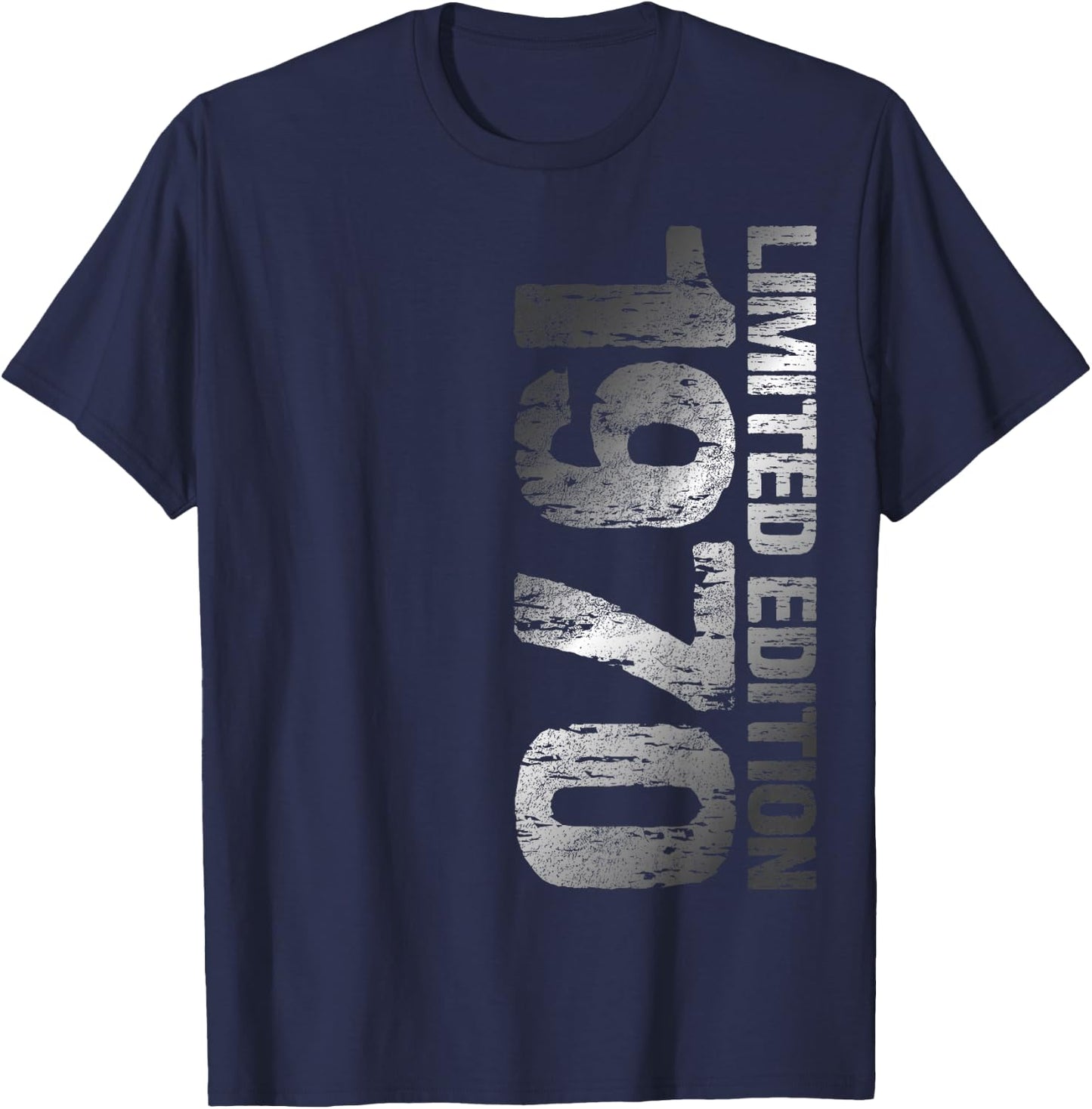 1970 Man Woman 53rd Birthday Limited Edition 53 , black T-Shirt - T-Shirt | Navy