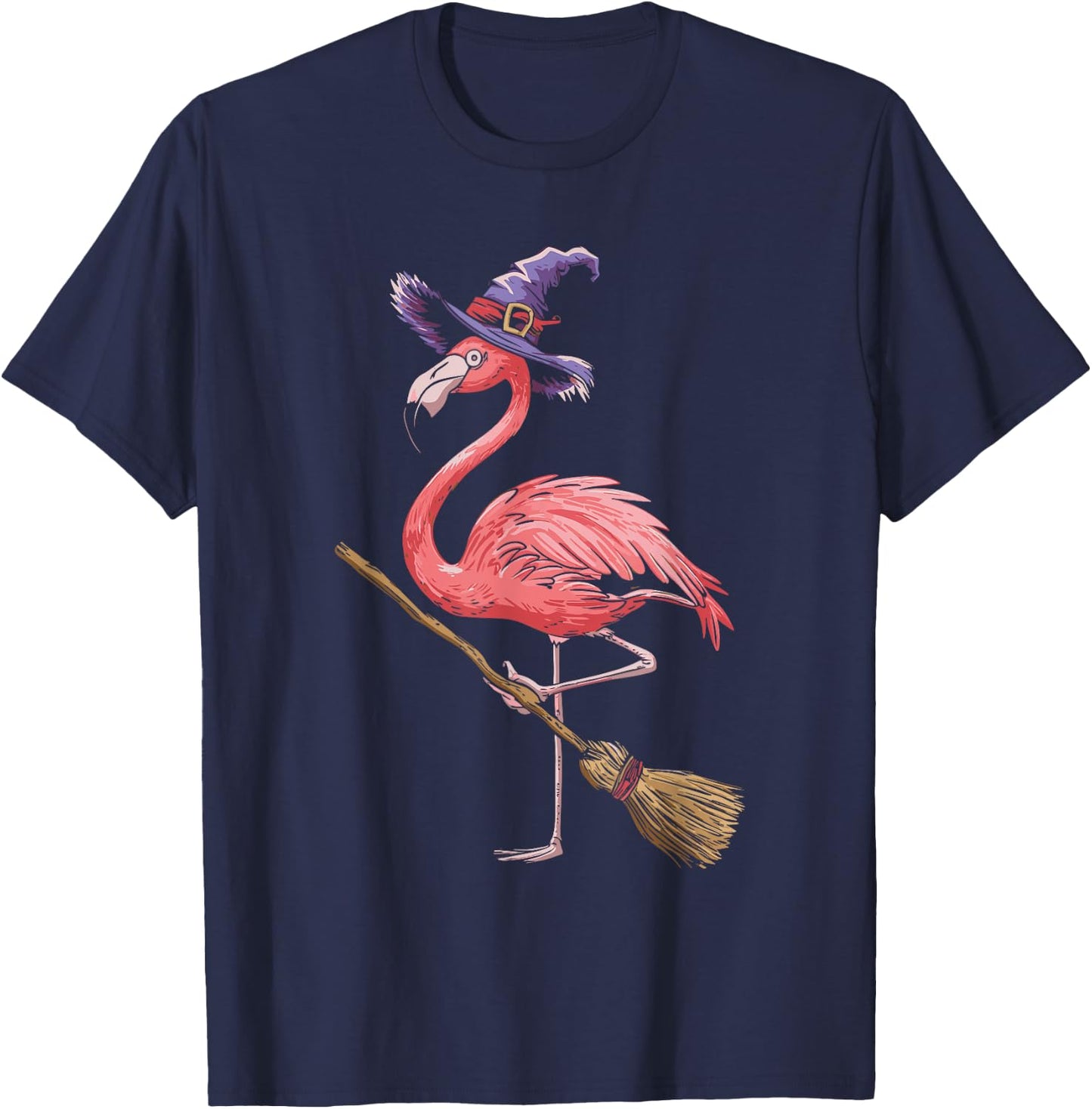 Flamingo Witch T-Shirt - T-Shirt | Navy
