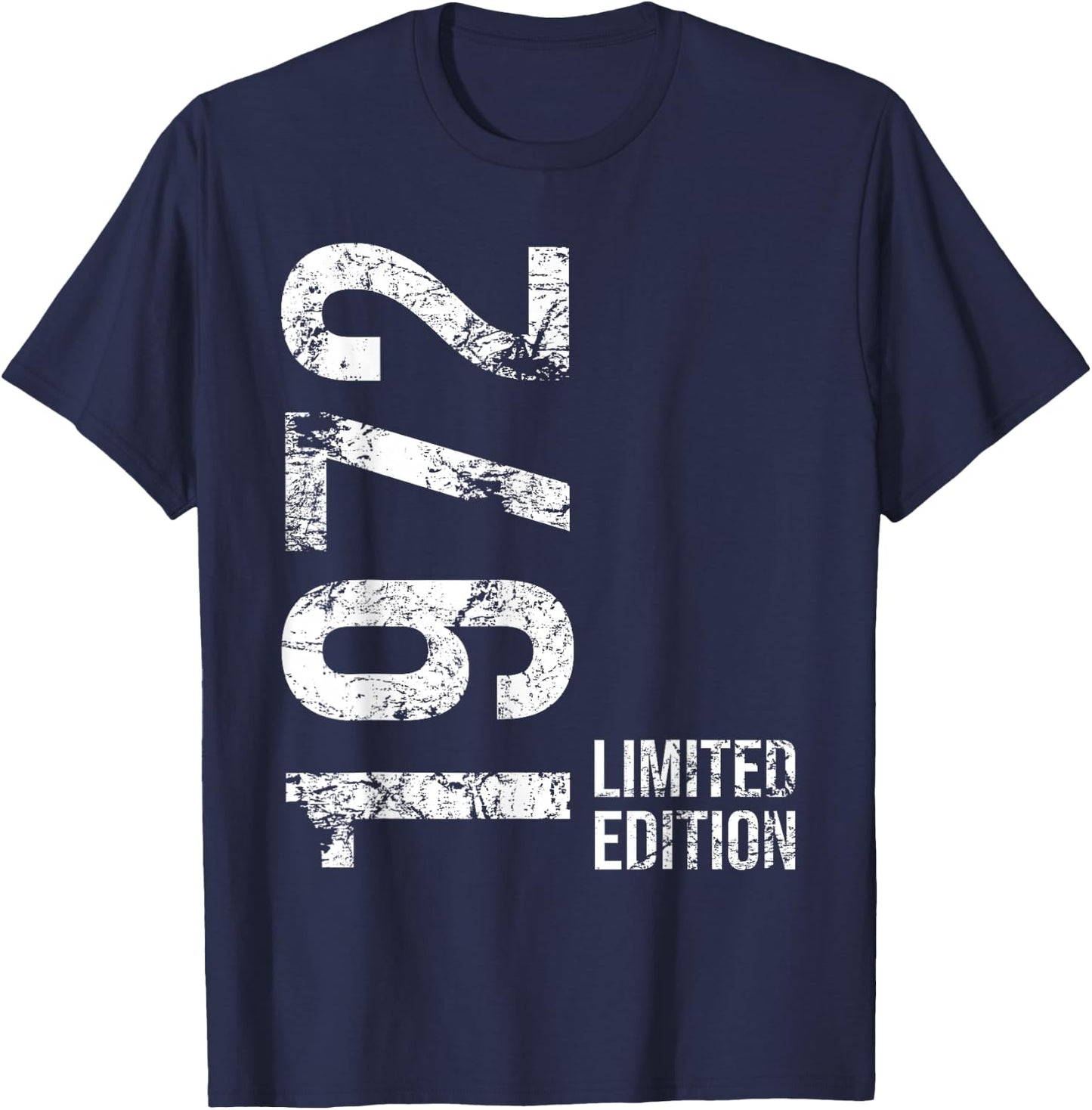 51st Birthday Man Woman 51 Years 1972 Gift , black T-Shirt - T-Shirt | Navy