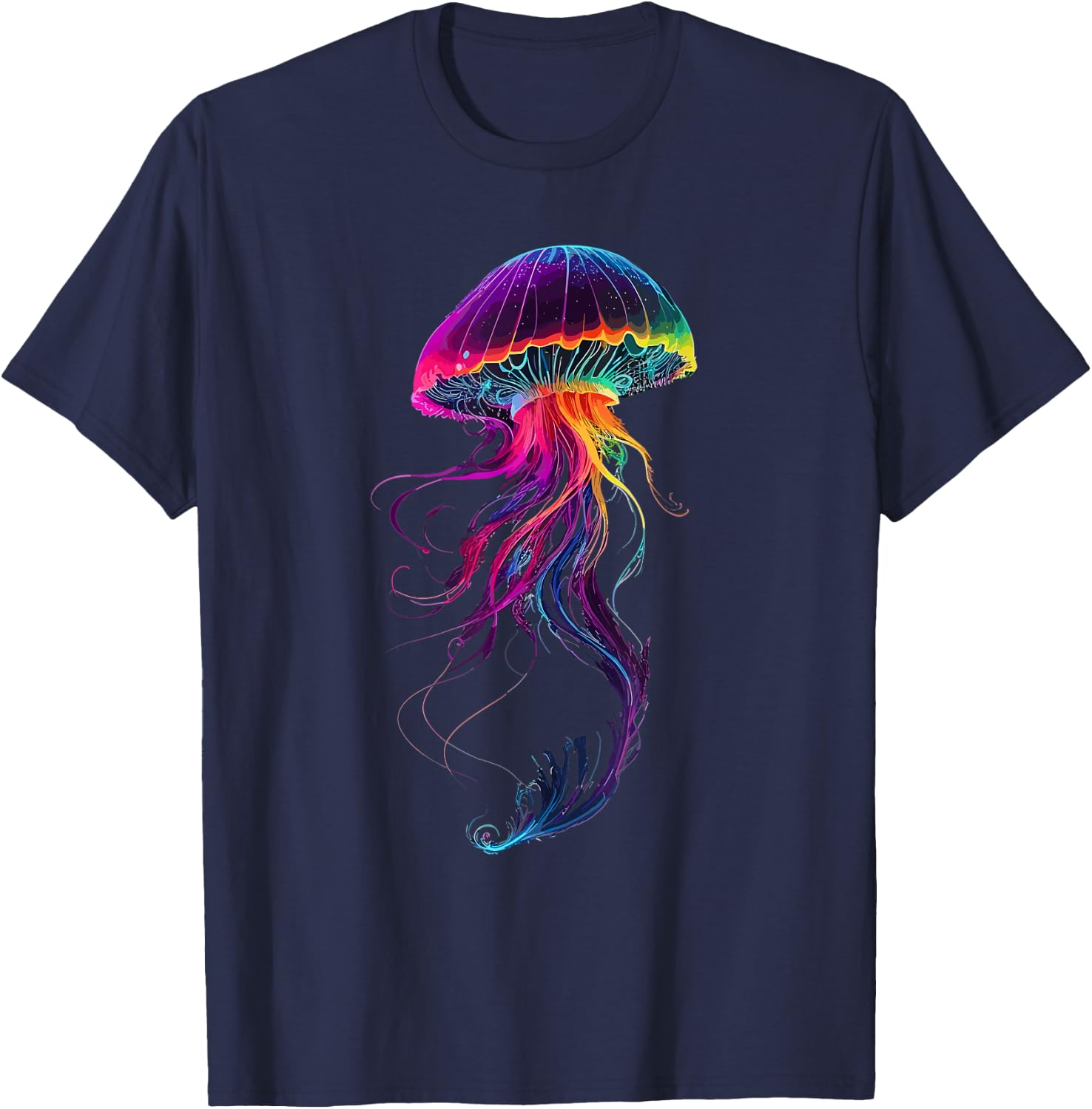 Méduse lumineuse T-Shirt - T-Shirt | Navy