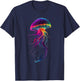 Méduse lumineuse T-Shirt - T-Shirt | Navy