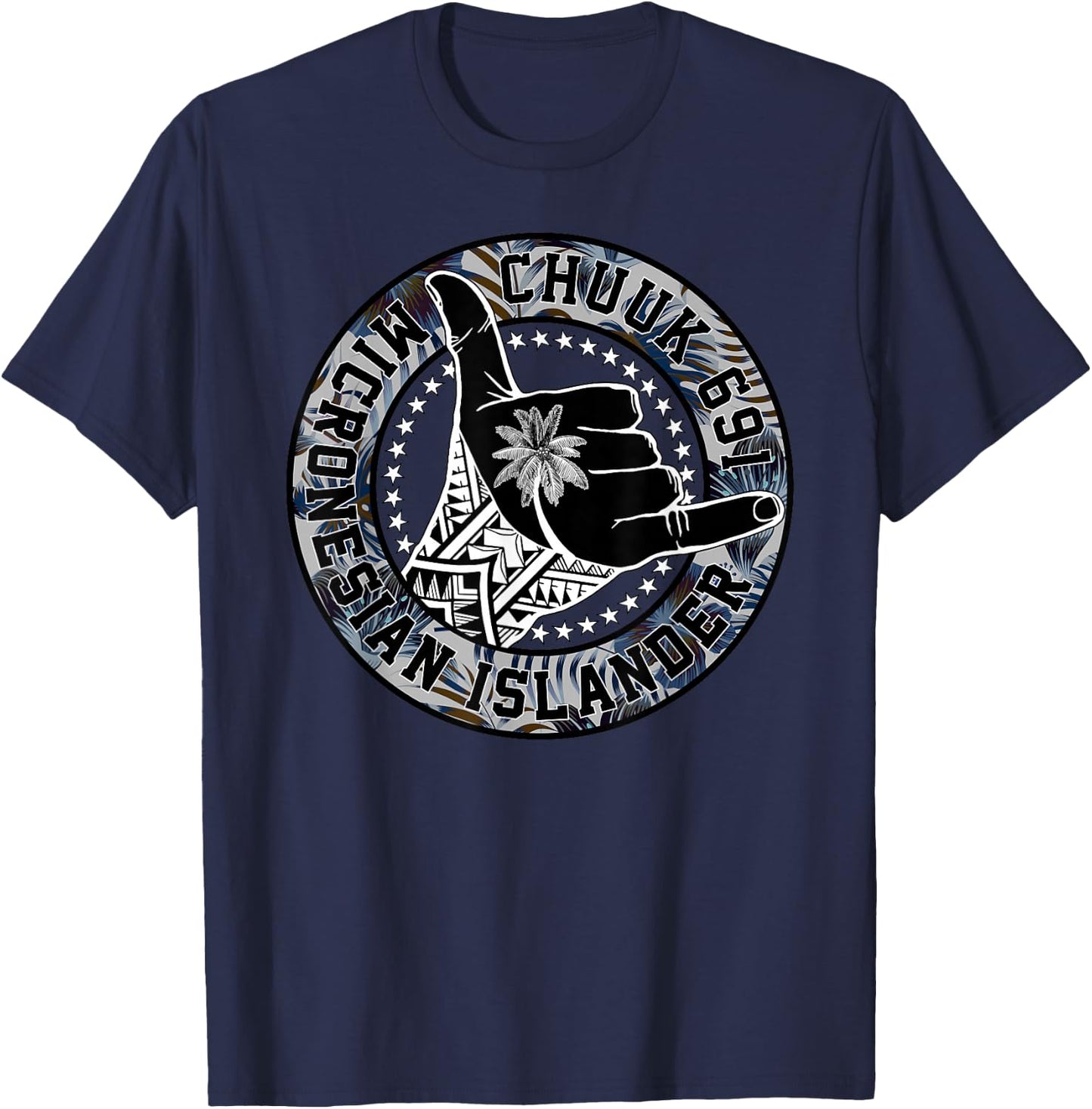 Chuuk Islander Chuukese T-Shirt - T-Shirt | Navy