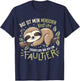 People Costume Actually Sloth for Carnival Fancy Dress , black T-Shirt - T-Shirt | Navy