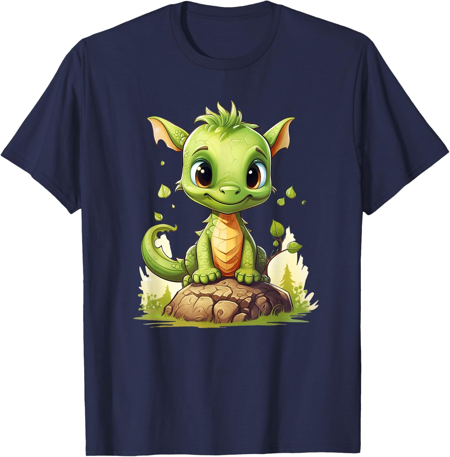 Cute Dragon funny Dragon lover baby T-Shirt - T-Shirt | Navy