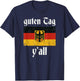 Oktoberfest Germany Festival Vintage Flag Guten Tag Ya'll T-Shirt - T-Shirt | Navy