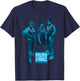 RUN DMC Blue Distressed T-Shirt - T-Shirt | Navy
