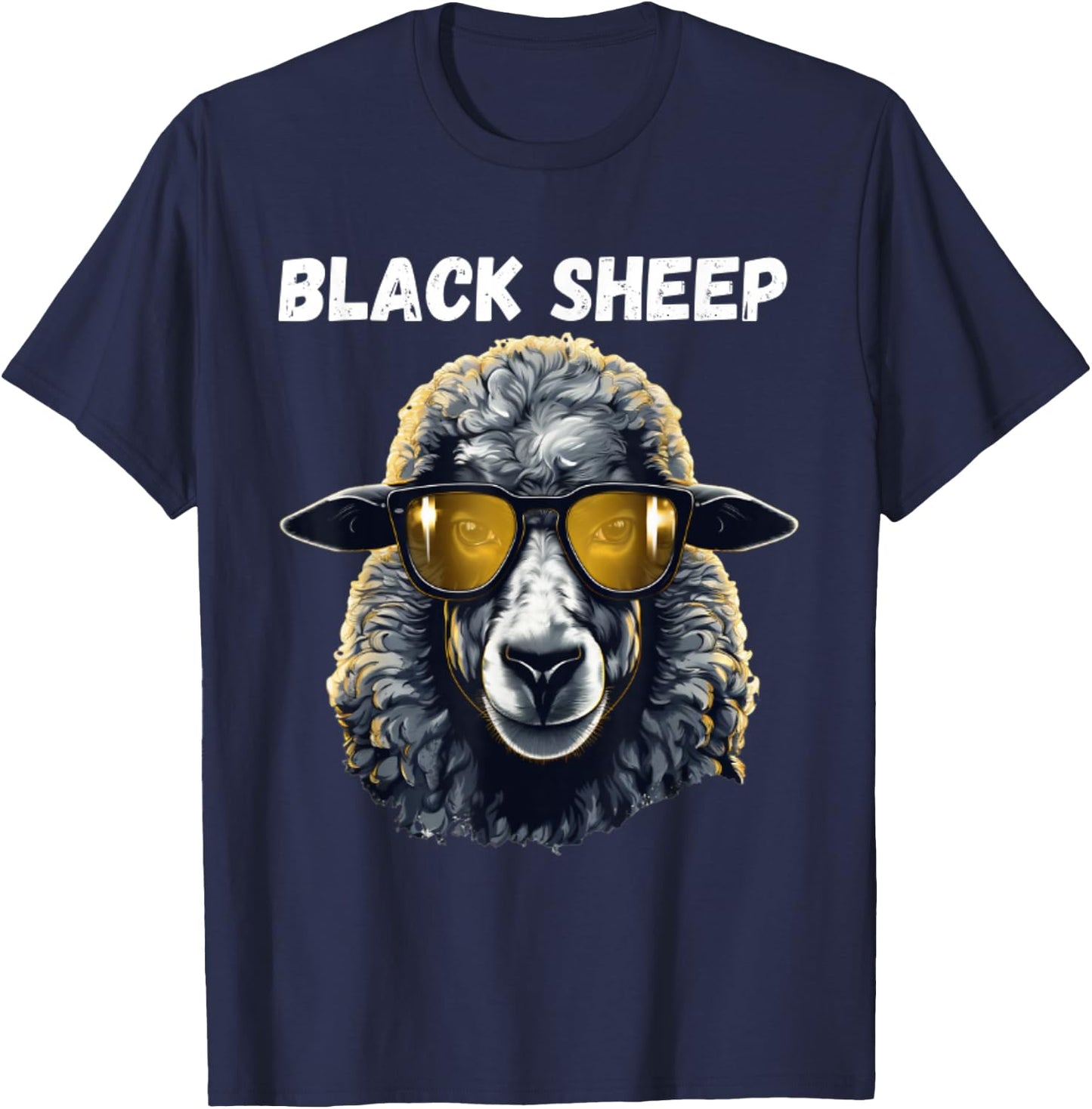 Black Sheep Squad - Outcast Black Sheep In Family T-Shirt - T-Shirt | Navy