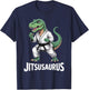 Jitsusaurus Funny BJJ Brazilian Jiu Jitsu Trex Kids Boys T-Shirt - T-Shirt | Navy