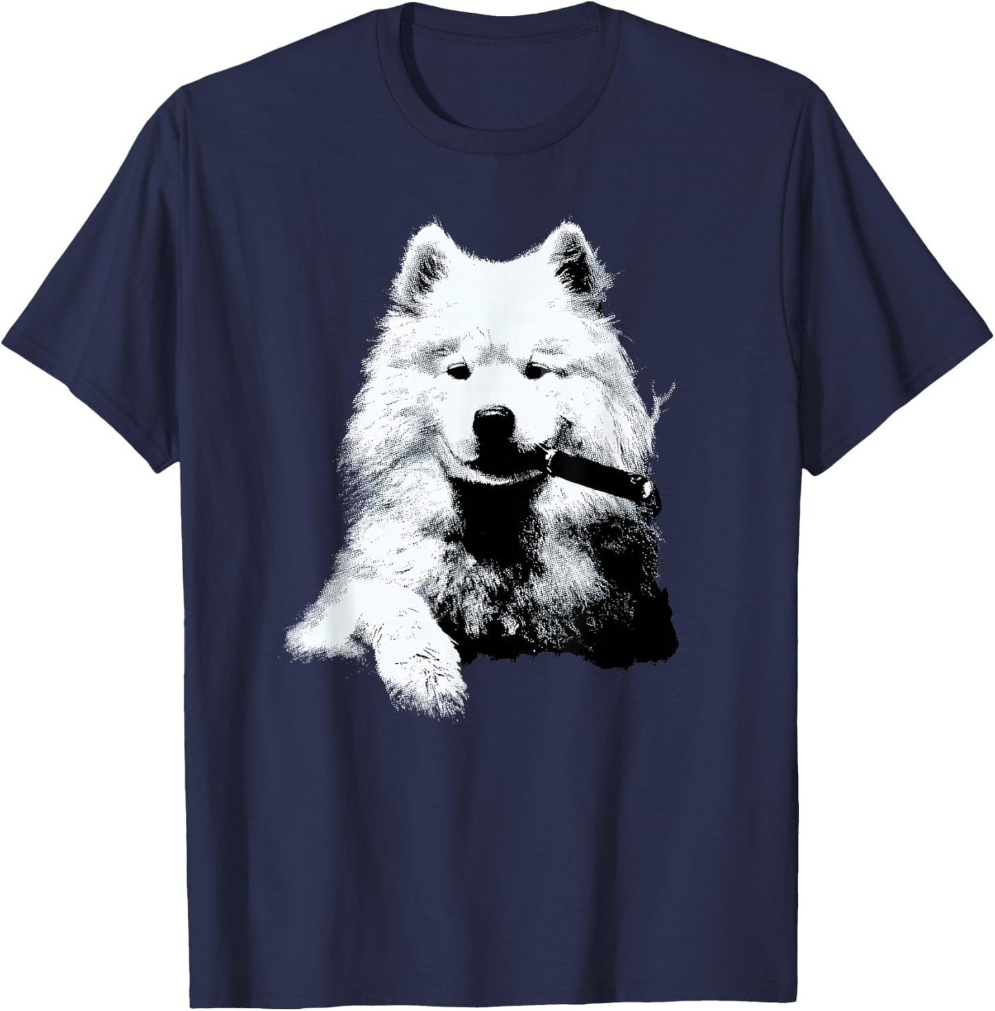 Samoyed Dog Owner for Dad Father's Day T-Shirt - T-Shirt | Navy