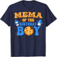 Mema Of The Birthday Boy Milk and Cookies Lover T-Shirt - T-Shirt | Navy
