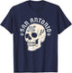 NBA San Antonio Spurs Halloween-Totenkopf mit Blumenmuster T-Shirt - T-Shirt | Navy