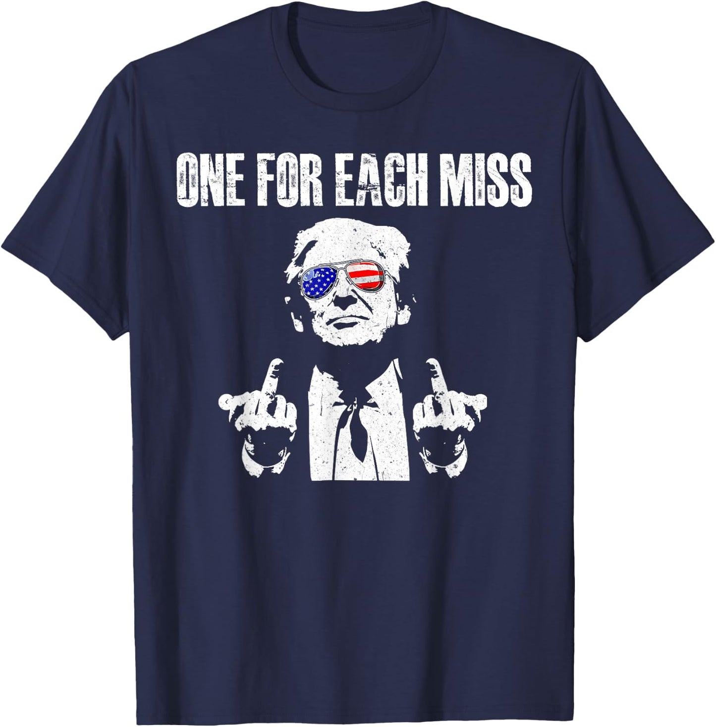 Trump One For Each Miss T-Shirt - T-Shirt | Navy