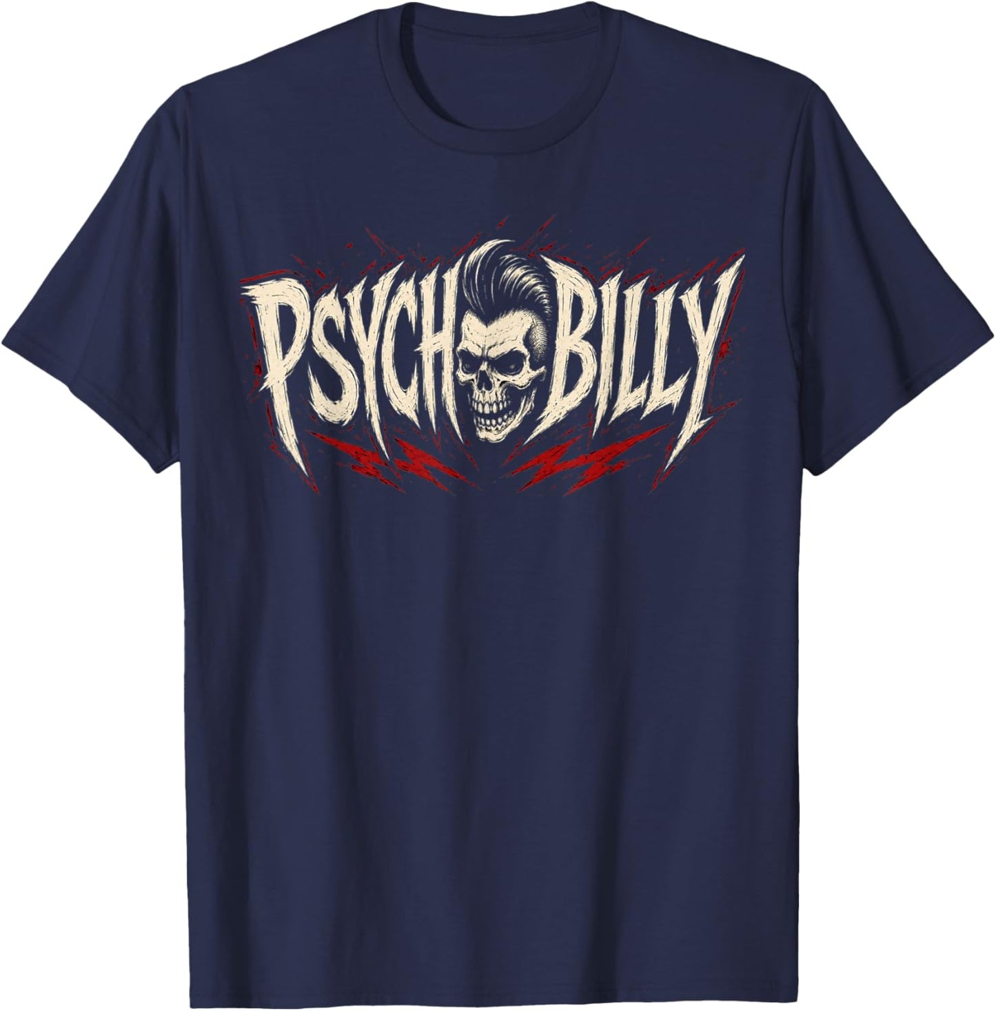 Psychobilly T-Shirt - T-Shirt | Navy