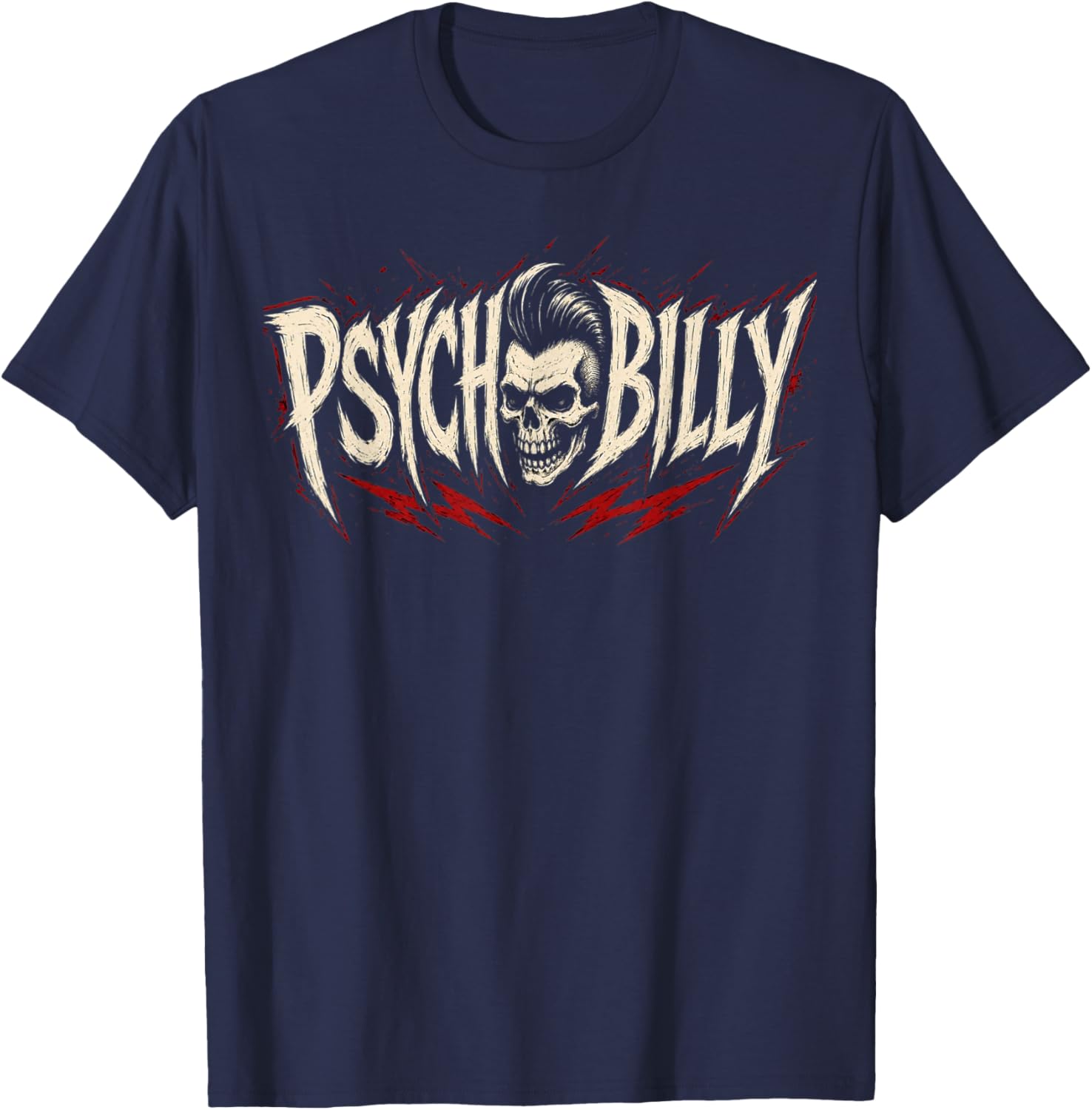 Psychobilly T-Shirt - T-Shirt | Navy