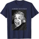 Albert Einstein Logic Quote Front Back , Black, S T-Shirt - T-Shirt | Navy