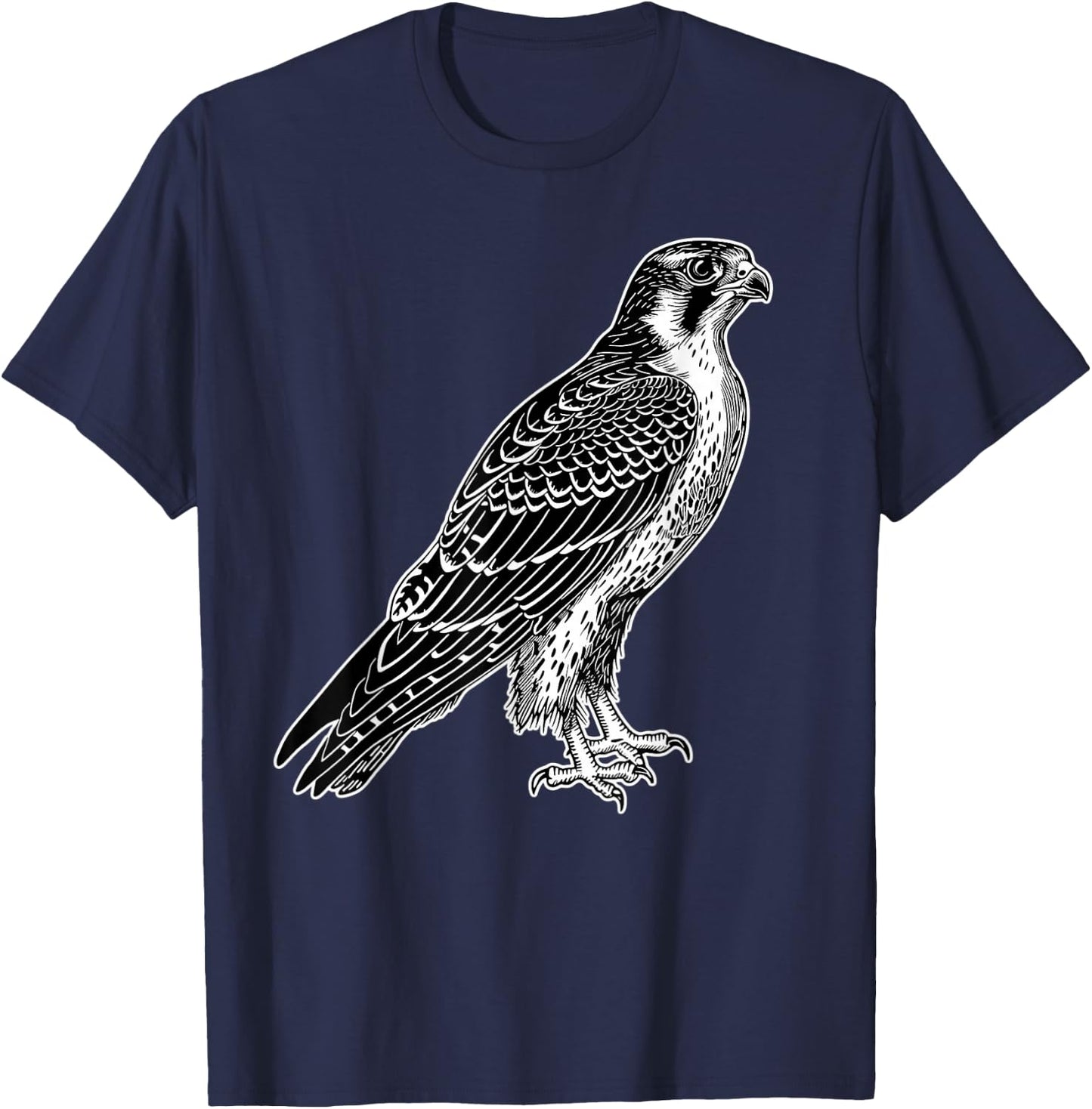 Peregrine Falcon Bird T-Shirt - T-Shirt | Navy