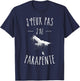 Je peux pas j'ai paragliding humour paragliding , Black, S T-Shirt - T-Shirt | Navy