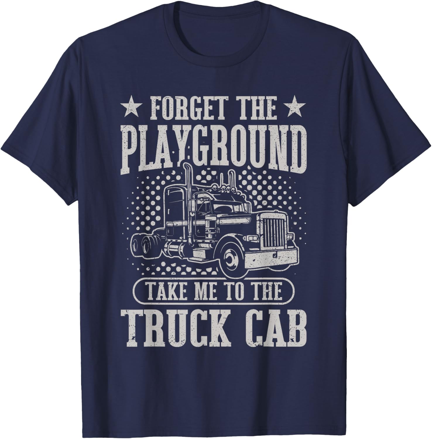 Toddler Semi Truck Boys T-Shirt - T-Shirt | Navy