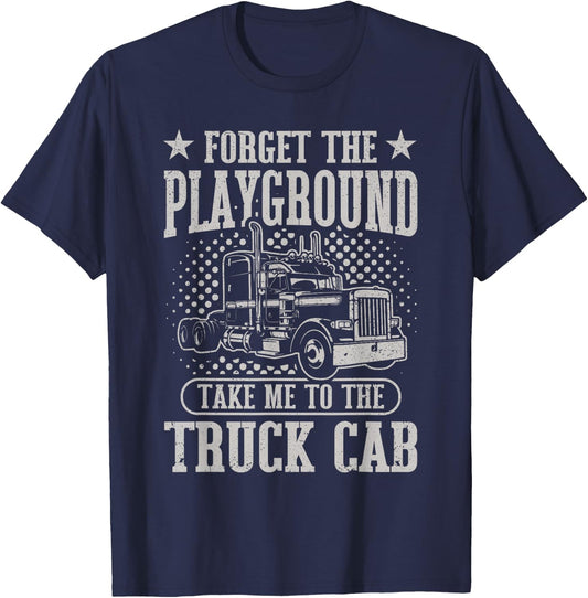 Toddler Semi Truck Boys T-Shirt - T-Shirt | Navy