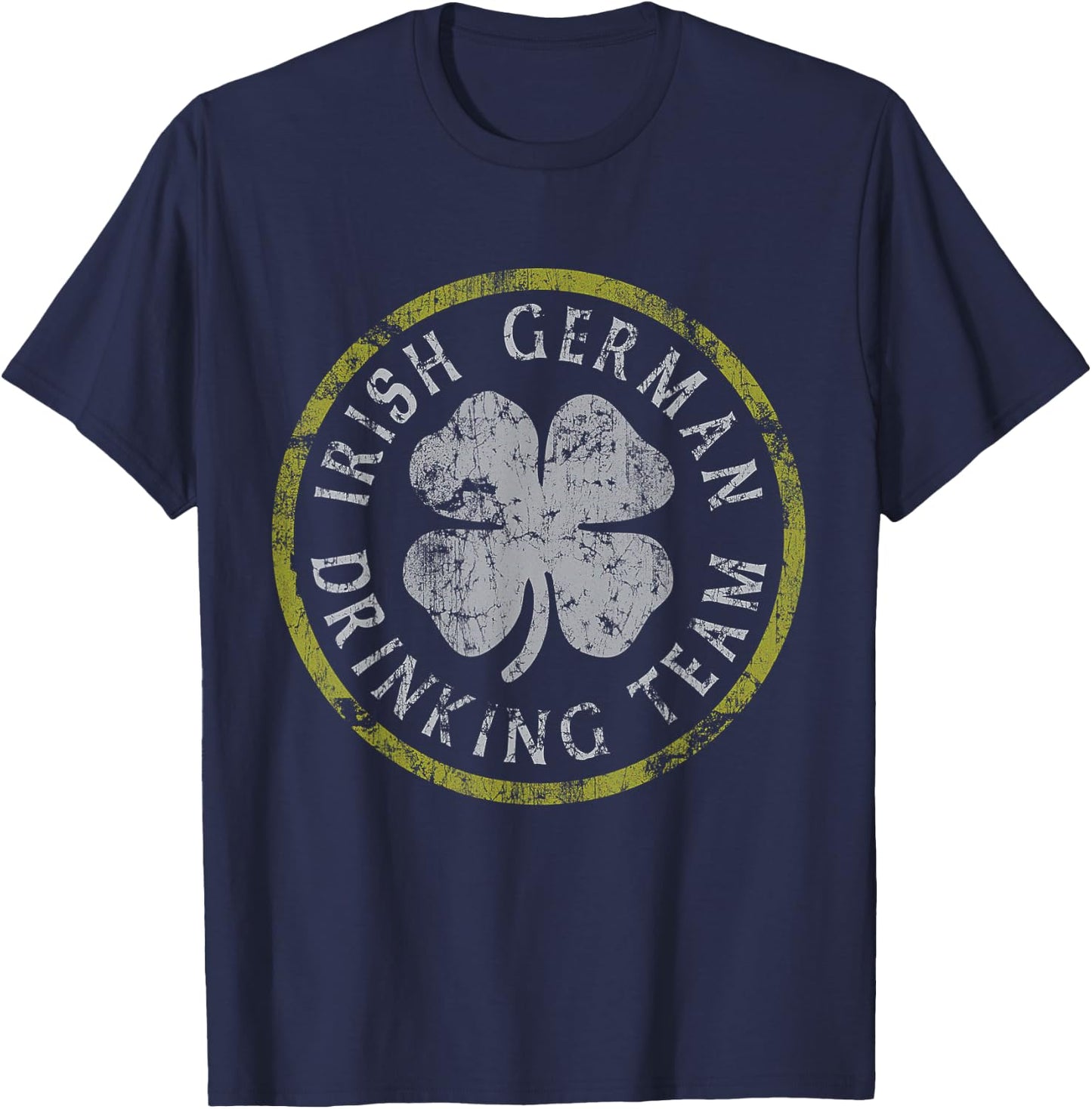 Irish German Drinking Team St Patricks Day Ireland Germany T-Shirt - T-Shirt | Navy