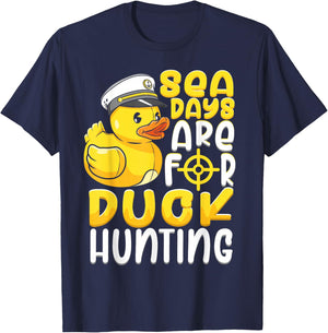 Sea Days Are For Duck Hunting Funny Cruise Gift T-Shirt - T-Shirt | Navy