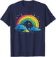 Cool Rainbow Colours at Night for Boys and Girls T-Shirt - T-Shirt | Navy