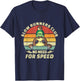 Vintage Retro Funny Sloth Running Team Slow Runners Club T-Shirt - T-Shirt | Navy