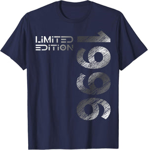 30th Birthday Limited Edition Vintage 1996 Man Woman T-Shirt - T-Shirt | Navy