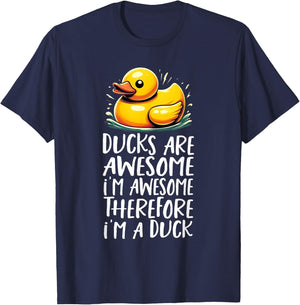 Ducks are great. I'm great. I am T-Shirt - T-Shirt | Navy
