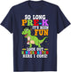 So Long Pre-K Preschool Graduation Kindergarten Here I Come T-Shirt - T-Shirt | Navy
