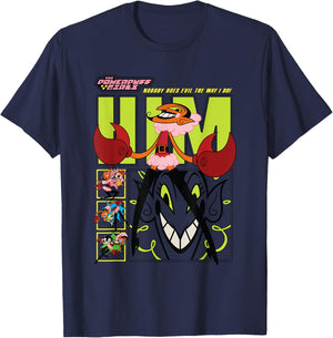 Powerpuff Girls HIM His Infernal Majesty T-Shirt - T-Shirt | Navy