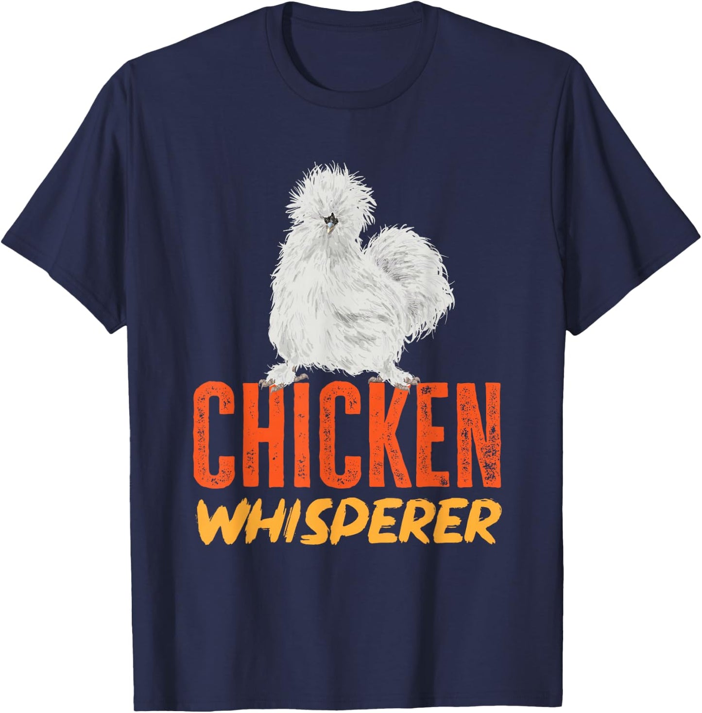 Silk Chicken Silkie Chicken T-Shirt - T-Shirt | Navy