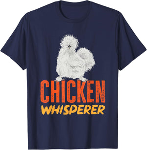 Silk Chicken Silkie Chicken T-Shirt - T-Shirt | Navy