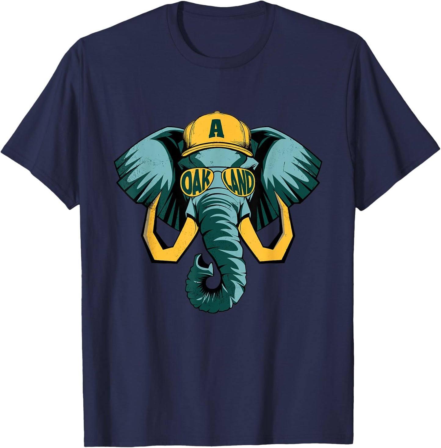 Vintage Art Oakland Last Name Retro Costume Lovely Animal T-Shirt - T-Shirt | Navy