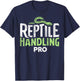 Reptile Handler - Certified Snake Handler - Snake T-Shirt - T-Shirt | Navy