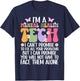 I'm A Mental Health Tech Mental Health Technician T-Shirt - T-Shirt | Navy