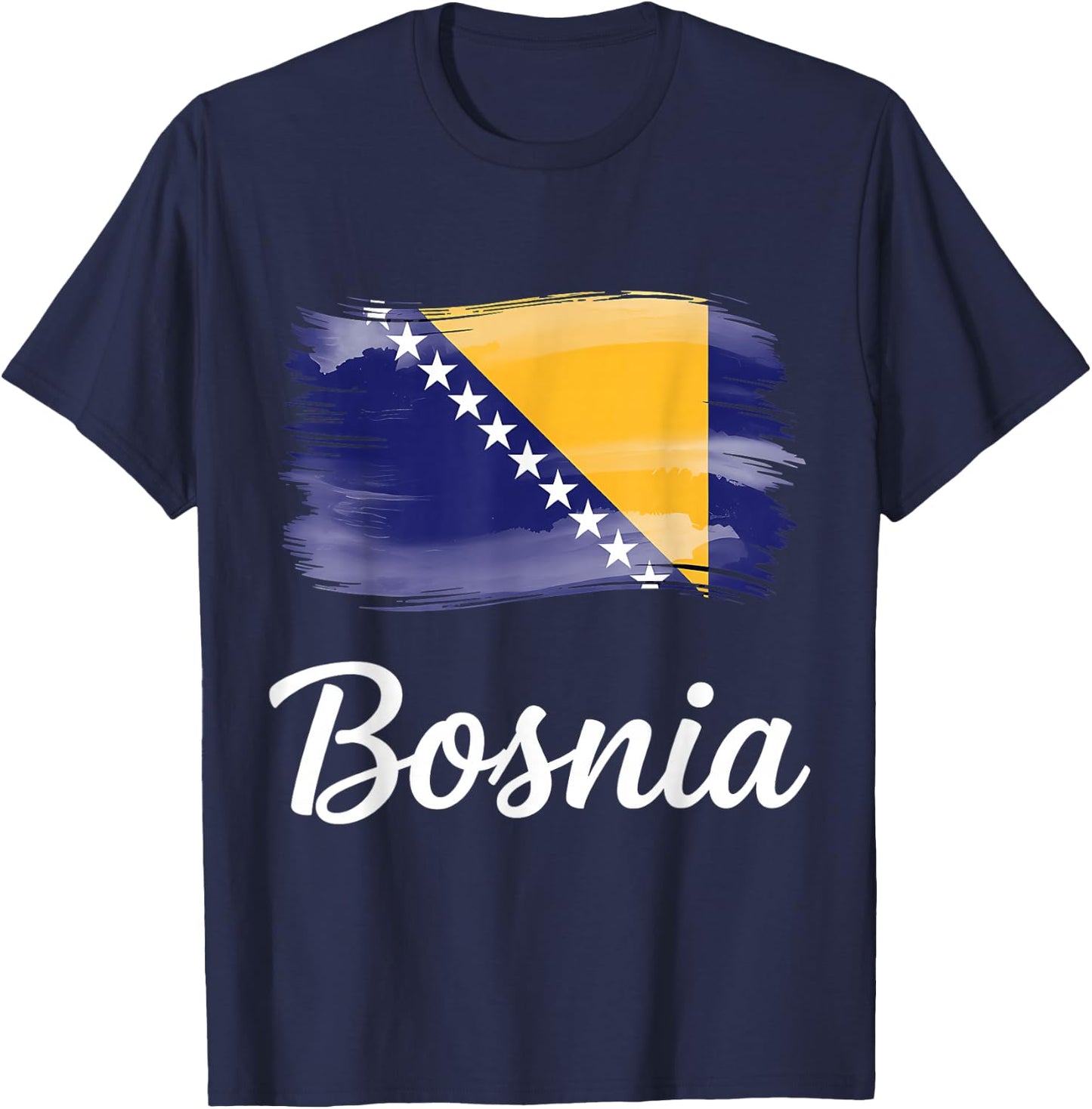 Bosnia and Herzegovina Flag Bosnian Pride T-Shirt - T-Shirt | Navy