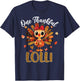 One Thankful Lolli Autumn Fall Turkey Thanksgiving Women T-Shirt - T-Shirt | Navy